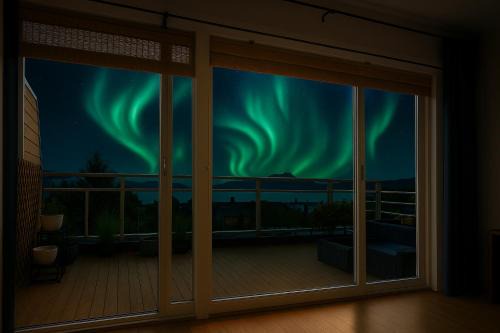 Arctic Homestay with Northern light view room