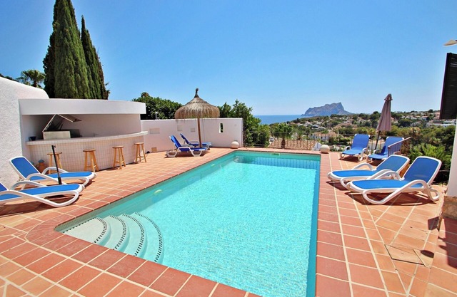 Argentario-4 - sea view villa with private pool in Benissa
