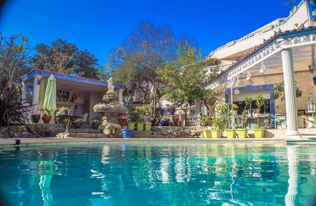 AT THE FOOT OF THE GARLABAN MOUNTAINS IN A QUIET, GREEN SETTING