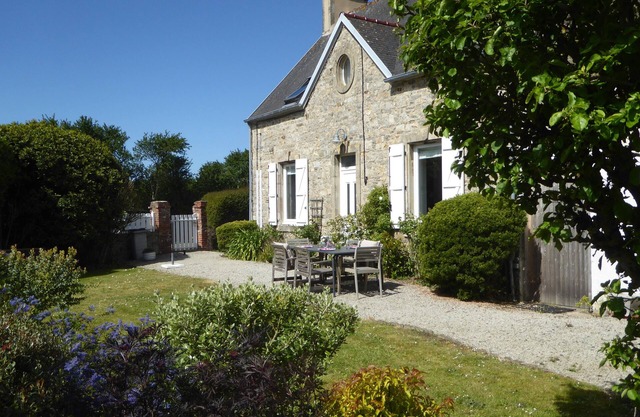 Atmospheric stone house near the sea