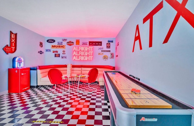 ATX Jukebox | Jacuzzi | Shuffleboard | Fire Pit