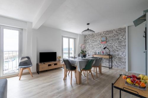 Au port de Binic - Loggia vue port