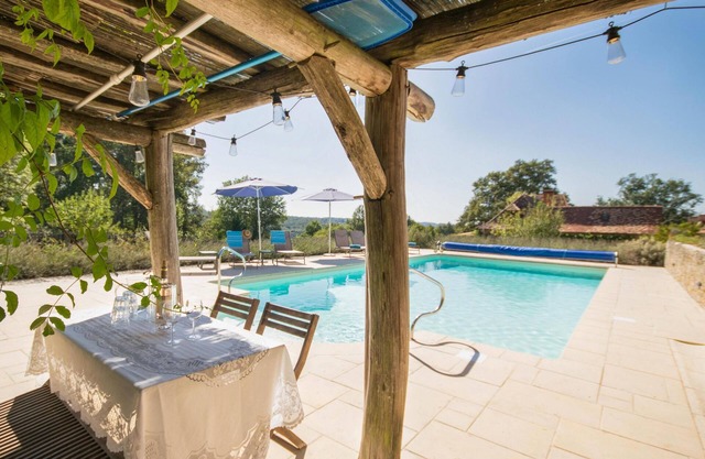 Authentic gîte on estate with swimming pool