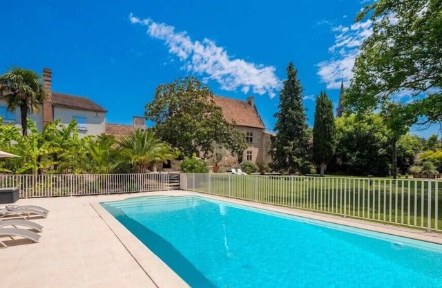 Authentic manor house with saltwater pool and French garden