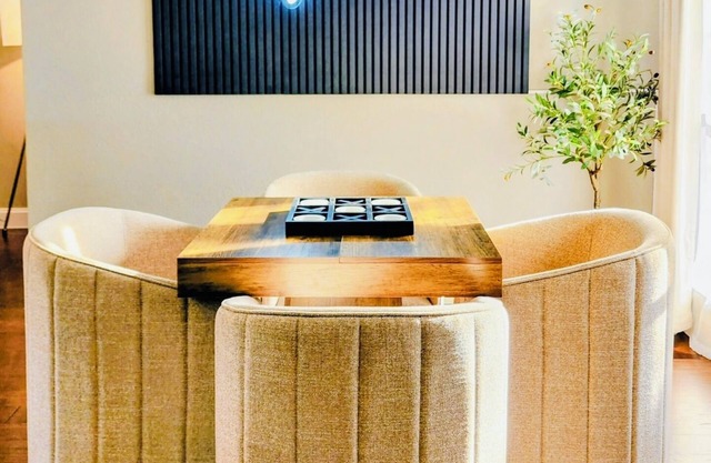 Backyard Bliss in McKinney – Fire Pit, Hot Tub & Lounge Area