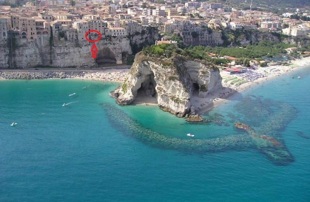 Balcony Overlooking the Sea in the City Center