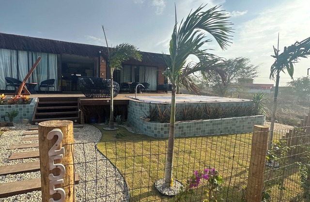 Beach house with pool at Point do Kitesurf 200km from Natal!