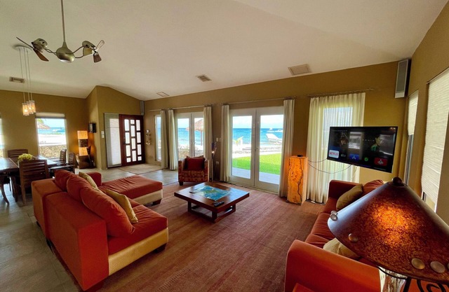 Beachfront 3 bedroom, 3-1/2 bath home steps from the sand, pool & pier!