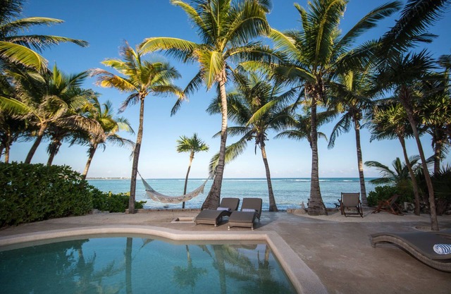 Beachfront Villa with Staff in Gated Community