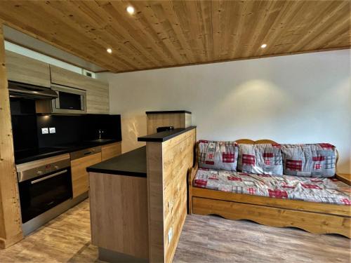 Beau 2 pièces cabine au pied des pistes avec balcon, animaux bienvenus - FR-1-452-153