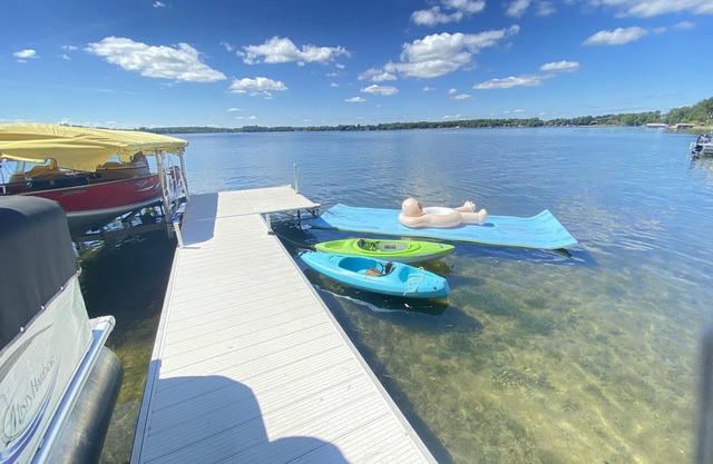 Beautiful lake home on one of the cleanest & clearest lakes with great fishing.