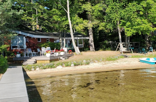 Beautiful Sandy Beach on Long Lake, Traverse City area.