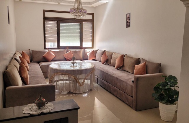 Beautiful spacious 3-room apartment with double living room Near Agdal Station