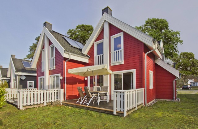 Beautiful vacation home with fireplace, garden and infrared sauna - Ferienhaus Wellenläufer