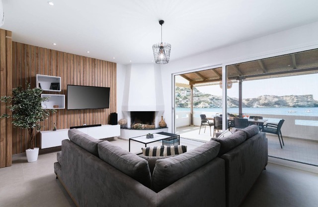 Blissful Beach front apartment with private swimming pool