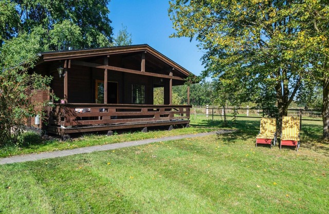 Blockhaus mit Blick auf die Weide, Eschede