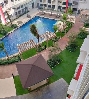 Bloom Residences - 5F balcony facing swimming pool