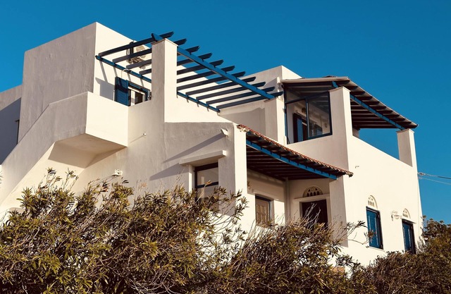 Blue orison house Tinos for 5 persons with seaview