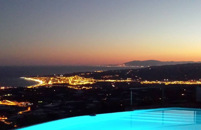 Breathtaking views of Torre del Mar bay and impressive mountain vistas
