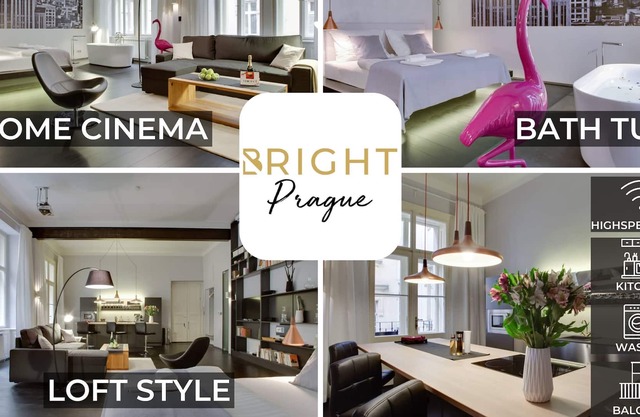 ☆ BRIGHT: Luxury Loft in Old Town | Home-Cinema | Bathtub