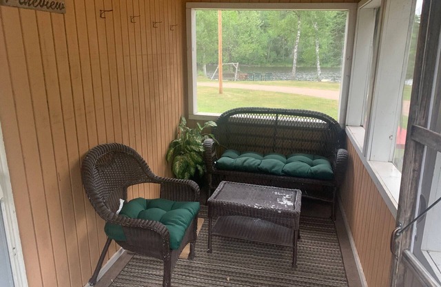 Bucktail Lodge Pineview cabin on Winter, Wisconsin.