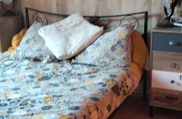 Bugatti 5km from the Mulsanne bend on the Hunaudieres straight.