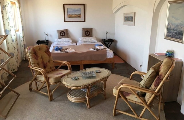 Bungalow in the desert, but near the city