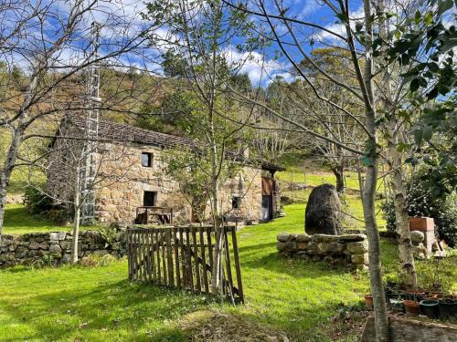 Cabaña en las montañas