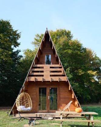 Cabane en A La Pause Sauvage Normandie