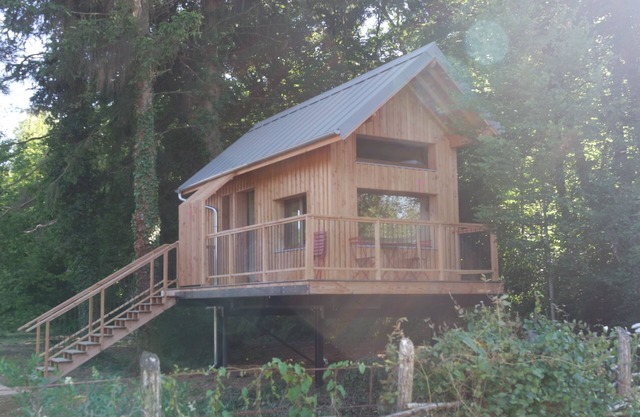 Cabane sur pilotis, in the heart of the Reims mountains