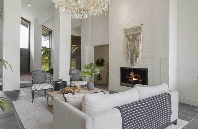California Contemporary Estate with large lap pool and Guest house