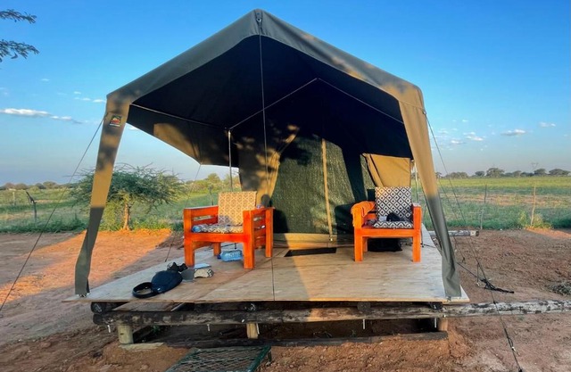 Camping in Gabane, Botswana @TheContainer