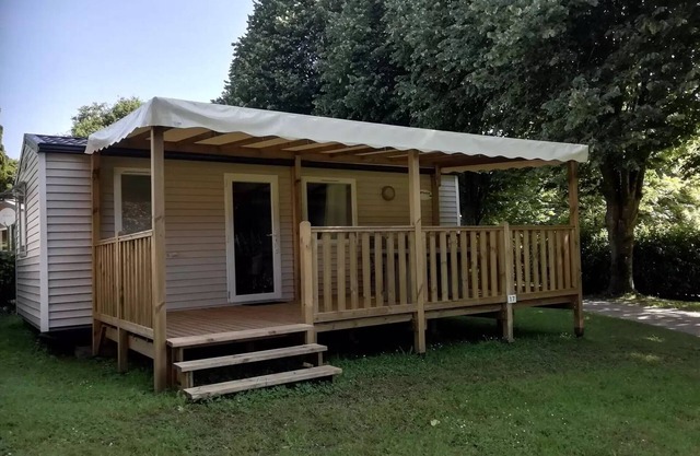 Camping Le Clos du Blavet * - Mobil home O'Hara 734 30 m2/2 bedrooms/covered terrace 18 m2 6 people