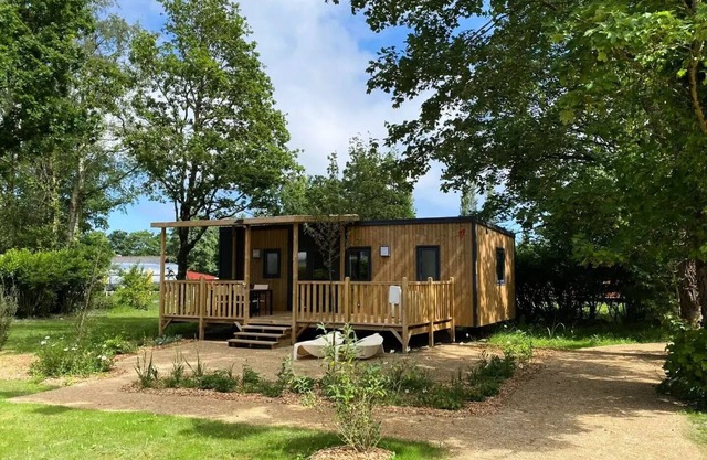 Camping maeva Respire Le Domaine de Mesqueau * - Lodge PREMIUM 3 Rooms 4 People + TV