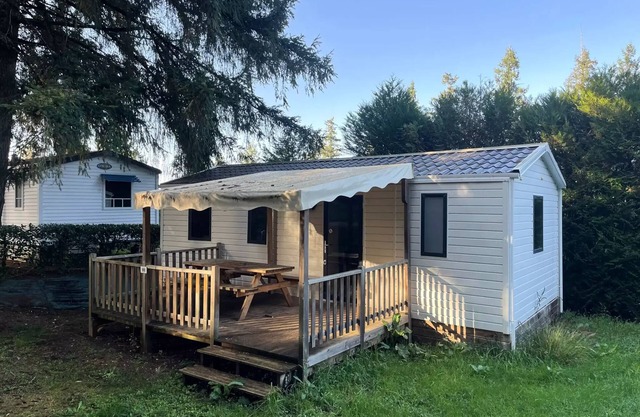 Camping Sunêlia Le Séquoia * - Mobil home Prestige 32m² 3 chambres - climatisé 6 personnes