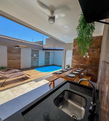Casa com piscina em Foz do Iguaçu-PR