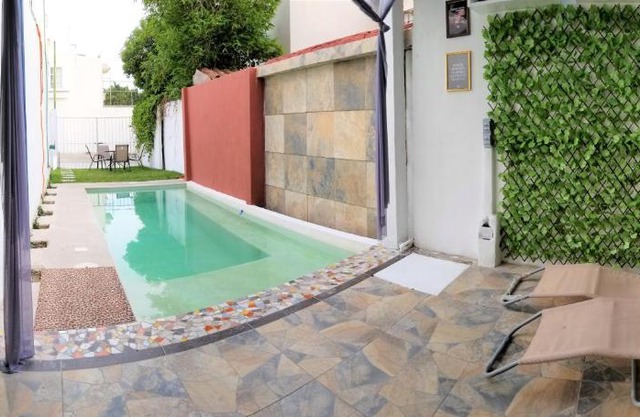 Casa con alberca climatizada privada para 8 personas