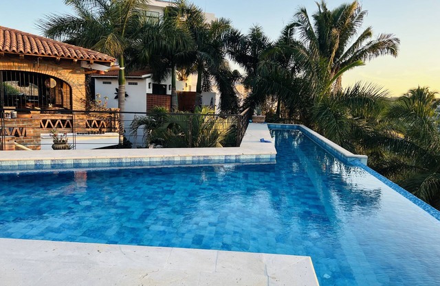 CASA DEL CIELO is a 4 bedroom Sayulita villa with a spectacular pool.