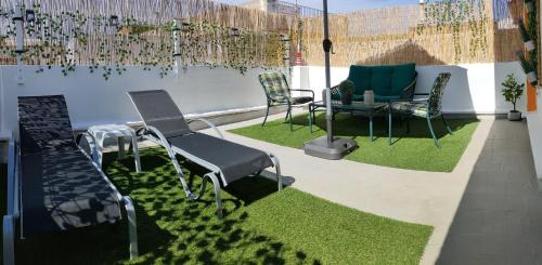 Casa Mayago, terraza y solárium