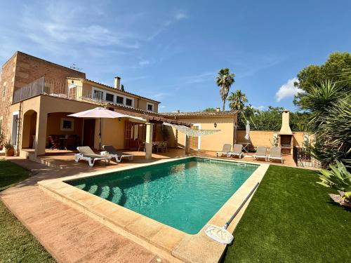 Casa rural, finca rústica con piscina Cas Padrins de Campos, Mallorca