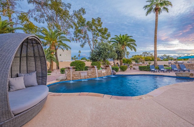 Centrally located estate in Scottsdale with a heated pool, game room, and more!