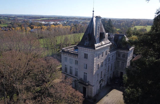 Château Xviiieme Dans un Grand Parc, en Charente