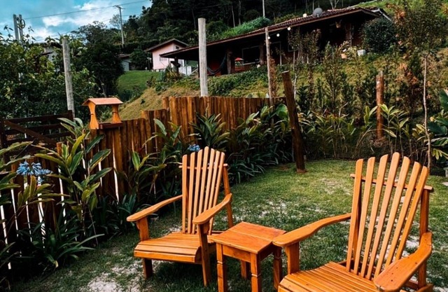 Chalé eu na montanha