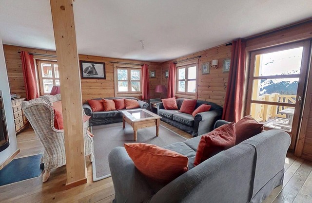 Chalet, terrace, fireplace or stove, tv, 200m², Flaine