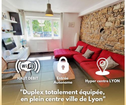 Charmant duplex pour 5 personnes centre de Lyon tout équipé