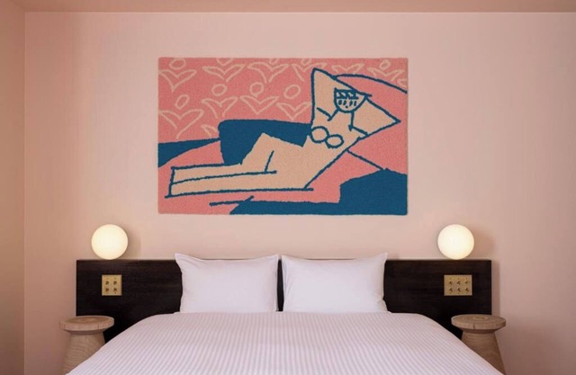 Cherry Blossom Colored Room @ Tokyo Street Art Hotel