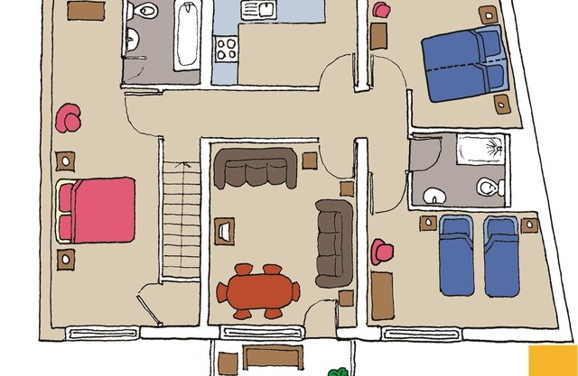 Cherry Tops apartment first floor