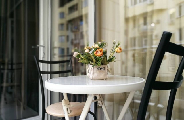 Chic 2-bedroom apartment with AC, and balcony in awesome T'bilisi