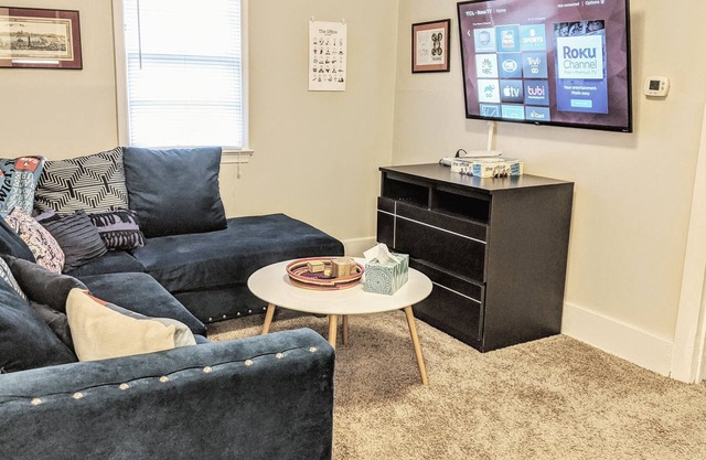 Classy Stay in Upscale Aksarben Village with King and 2 Queen Beds, Fenced Yard