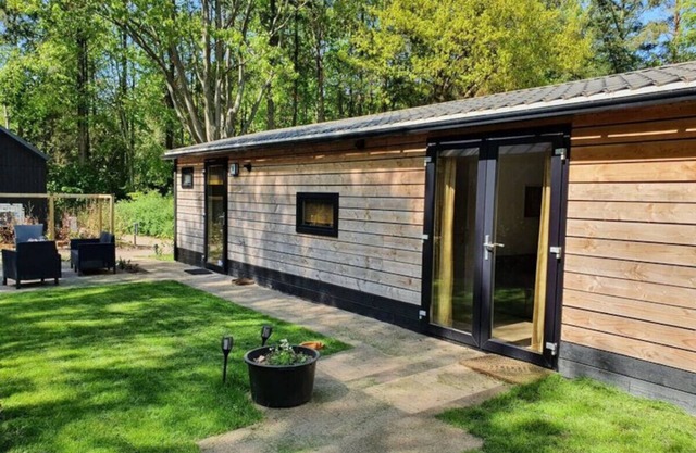 Comfortabele houten Chalet bij de Veluwe